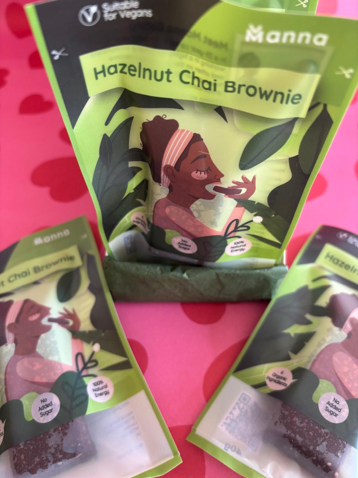 Valentine's Hazelnut Chai Brownie